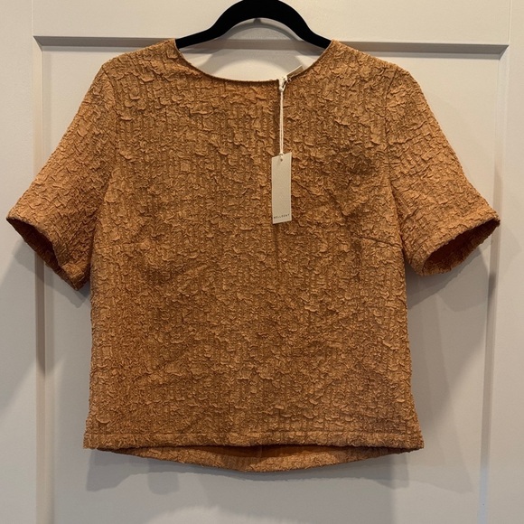 MELLODAY Tops - Melloday Textured Short Sleeve Blouse – Size S – NWT ✨
NWT/NEW